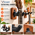 Vicoare™ Guitar & Ukulele Wall Mount Hanger – Space-Saving Instrument Holder with Metal or Wooden Design for Home, Studio & Music Room Display