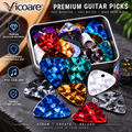 Vicoare™ Multi-Thickness Guitar Picks Set – Assorted Guitar Plectrums for Acoustic, Electric & Bass Guitar Players